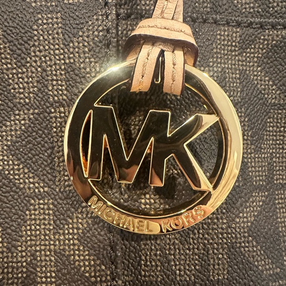 Michael Kors Dark Brown Signature Tote - Picture 2 of 5